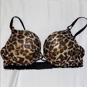 NEW VS cheetah print extra padding bra